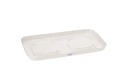 Миски на підставці для собак та котів Ferplast Glam Tray Small сірі 40x23x5.5 см 2x400 мл 71908521 - мініатюра 4