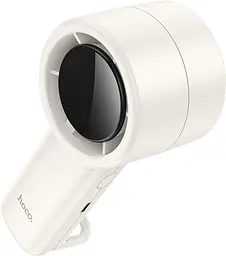 Вентилятор портативний Hoco HX63 Fashion high-speed handheld fan white - мініатюра 4