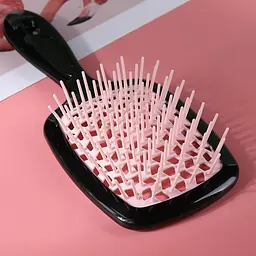 Щітка для волосся Superbrush Janeke Чорний/світло-рожевий, гребінець для мокрого волосся (щітка для волосся) - мініатюра 7