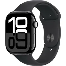 Смарт-годинник Apple Watch Series 10 GPS 46mm Jet Black Aluminum Case with Black Sport Band S/M MWWP3 - мініатюра 2