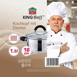 Каструля KingHoff KH-4344 20см 3.0л - мініатюра 6