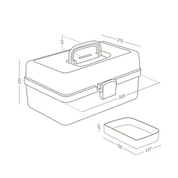 Органайзер-аптечка MBM My Home PC-10 білий (PC-10 WHITE) - мініатюра 7