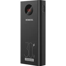 Зовнішній акумулятор Romoss PEA20 20000mAh 30W Black [PEA20-192-2111H] [120787] - мініатюра 3
