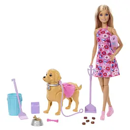 Ігровий набір Barbie Family and friends Прогулянка з песиком (JJB46)