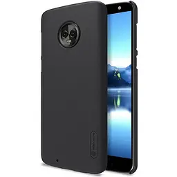 Чохол-накладка Nillkin Super Frosted Shield Motorola Moto G6 Black - мініатюра 7