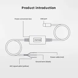 Кабель режиму паркування 70mai Hardwire Kit Xiaomidrive UP03 - мініатюра 4