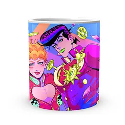 Кружка GeekLand Неймовірні пригоди ДжоДжо JoJo's Bizarre Adventure Джоске з Джорно Неон JJ 02.421 - мініатюра 2