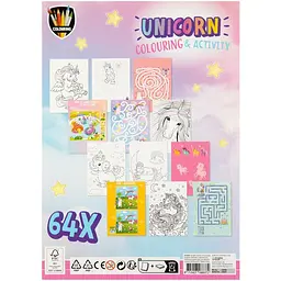 Розмальовка Grafix Unicorn 64 сторінки (150068) - мініатюра 2