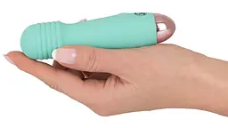 Вібратор Cuties Orion Mini Vibrator 12.5 см зелений - мініатюра 2