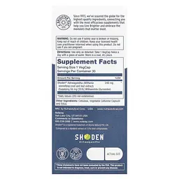 Ашваганда Ashwagandha 240 mg 30 капсул Solaray vit0006550 - миниатюра 2