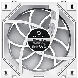 Комплект вентиляторів GameMax 120мм FN12A-S3I-W (FN12A-S3I-W) - мініатюра 6
