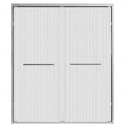 Душові двері Grace 120x190 см розсувні рифлене скло хром SC029-1-120Р, матовий, хром