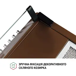 Витяжка плоска Perfelli PL 6144 Dark BR LED - мініатюра 6