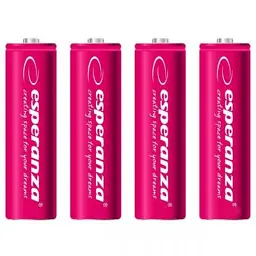Акумулятор Esperanza AA 2000mAh Ni-MH * 4 red (EZA104R)