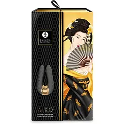 Вібратор для клітора Shunga Aiko Black гнучкі кінчики - мініатюра 6