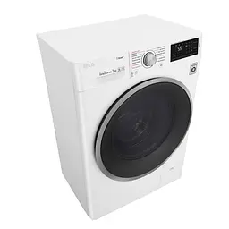 Пральна машина LG з фронтальним завантаженням F2J6HS1W, 7кг, 1200, A+++-10%, Пар, глибина 45см, Дисплей, Інвертор, Білий (F2J6HS1W) - мініатюра 8