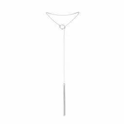 Ланцюжок для тіла Bijoux Indiscrets Magnifique Tickler Pendant Chain з кулоном (сріблястий)