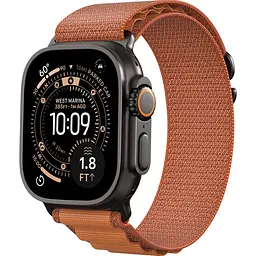 Ремінець Dux Ducis GS Series with Black Hardware для Apple Watch 44/45/46/49mm Light Terra Cotta [165719]