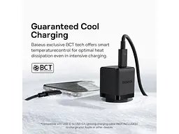 Мережевий зарядний пристрій BASEUS Palm Fast Charger 20 W Cluster Black (P10111602113-00) - мініатюра 8