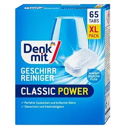 Таблетки для посудомийних машин DenkMit Classic 65 шт. (4066447793192/4066447807028)