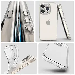 Силіконовий чохол BeCover для Apple iPhone 16 Pro Max Transparancy (712281) - мініатюра 4
