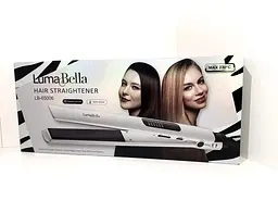 Випрямляч для волосся Luma Bella LB-65006 керамічні пластинки регулювання температури, швидке нагрівання до 230°С Білий - мініатюра 4