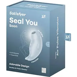 Вакуумний стимулятор із вібрацією Satisfyer Seal You Soon - мініатюра 7
