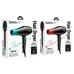 Фен Hoco HP15 Hot and Cold Air Hair Dryer Gradient Blue - мініатюра 2