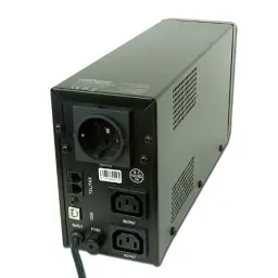 Джерело безперебійного живлення EnerGeni EG-UPS-032, LCD дисплей, USB порт, 850 ВA, чорний колір (EG-UPS-032) - мініатюра 2