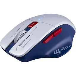 Миша бездротова Tisa GM-126, White/Blue, Bluetooth / 2.4 GHz / USB, оптична Defender teh0028186 - мініатюра 2