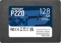 Накопичувач SSD Patriot P220 2.5" SATAIII TLC 128GB (P220S128G25)