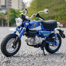 Колекційна масштабна модель мотоцикла TK Group Honda Monkey 125 зі світлом, звуком та амортизацією 1:12 - мініатюра 4