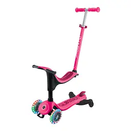 Самокат Globber Go Up Sporty 360 колеса з підсвіткою фуксія (456-610) - мініатюра 6