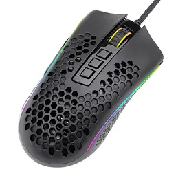 Мишка Redragon Storm M808 RGB Optical, ігрова, 12400dpi., 7кн., Ultralight чорна - мініатюра 8