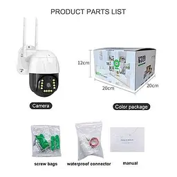 Камера відеоспостереження XPRO PTZ WiFi ICSEE 4MP (41559-15963_921) - мініатюра 3