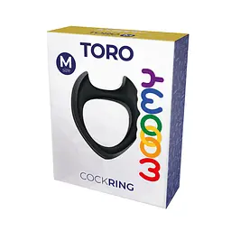 Ерекційне кільце Wooomy Toro M Black Wooomy SO9933 97473 - мініатюра 3