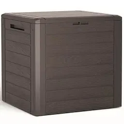 Ящик для зовнішнього зберігання Prosperplast WOODEBOX 140 л, коричневий