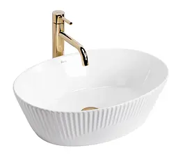 Умивальник Rea Astoria накладний 49.5x34.5 см white REA-U0641