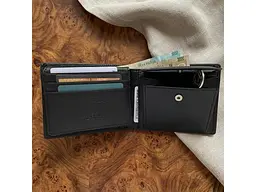 Горизонтальне портмоне Contatto 396 nero Чорне 12,5х9,5 см TONY PEROTTI acs0032461 - мініатюра 4