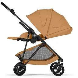 Коляска Cybex Melio 2 в 1 Carbon Cinnamon Yellow - мініатюра 6