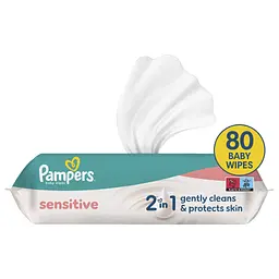 Дитячі вологі серветки Pampers Sens 80 шт (8001841041421)