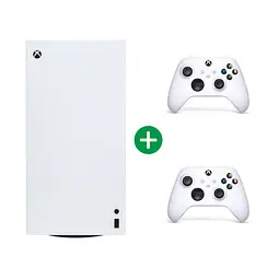 Консоль Microsoft Xbox Series X All-Digital 1TB Robot White + 2 Геймпада Microsoft Xbox Series X/S Wireless + гарантія Б/В
