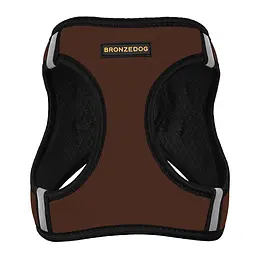 Шлея для собак Bronzedog Sport Vest M 24х18х3 см коричнева - мініатюра 2