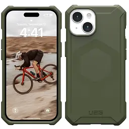 Оригінальний протиударний чохол UAG Essential Armor MagSafe для Iphone 15/14/13 Olive Drab 114288117272 - мініатюра 13