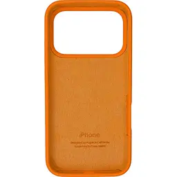 Чохол Silicone Case для Apple iPhone 17 Pro Max Orange AA [145099] - мініатюра 2