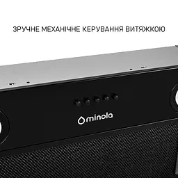 Витяжка вбудована Minola HBI 5025 BLF LED - мініатюра 6