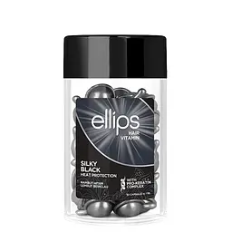 Вітаміни для волосся Ellips Hair Vitamin Шовкова ніч із про-кератиновим комплексом, 50x1 мл