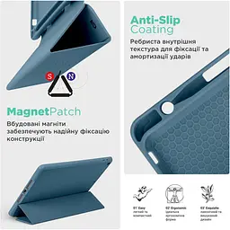 Чохол-книжка ArmorStandart Smart Fold Pen для Samsung Galaxy Tab S11 Lavender Grey (ARM88426) [157342] - мініатюра 8