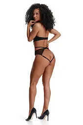 Боді Demoniq LadyX Perla XXL чорний - мініатюра 2