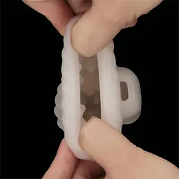 Мастурбатор - Knights Ring Vibrating Dual Purpose Sleeve-Spiral - мініатюра 8